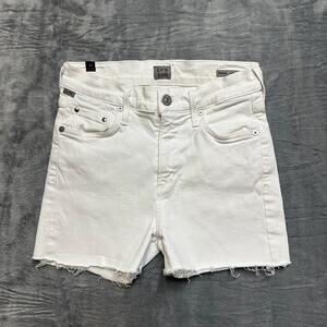 C of H Rocket Hi Rise‎ Skinny Shorts Women's Size 24 White